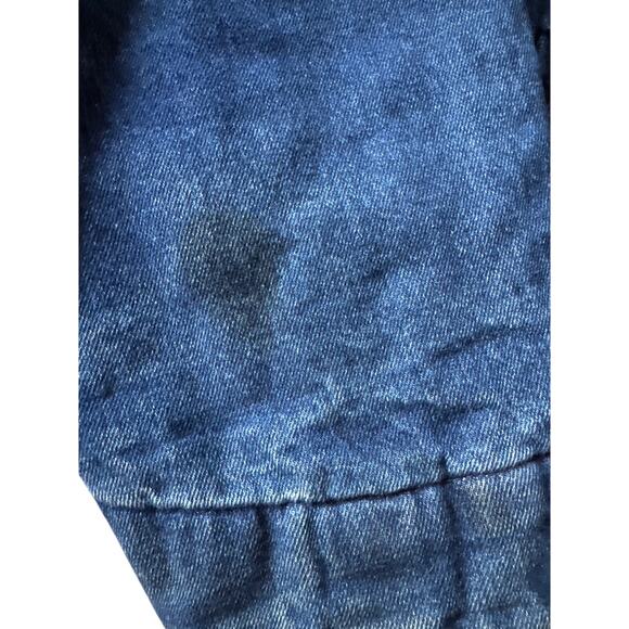 Vintage Carhartt Detroit 80LJ 80’s USA Made Denim Bloody Guts L Trucker Jacket - Picture 6 of 9